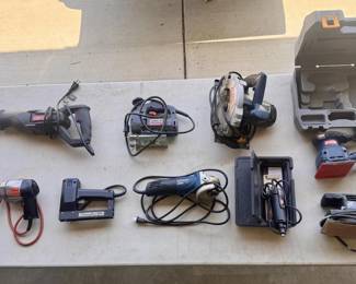Assorted Corded Power Tools  Group