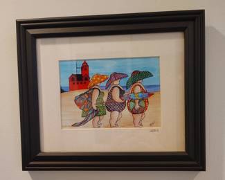 CR Stitch Beach Art