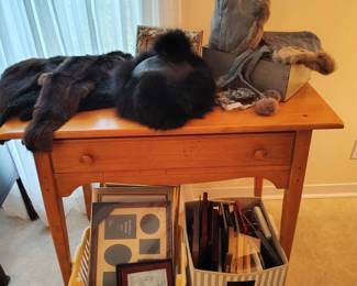 Fur Hats, Fur Scarves, Generations Furniture, Vermont Maple Desk
