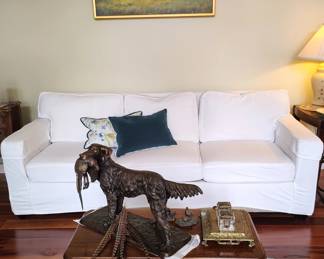 Slip Covered Sofa,