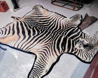 Zebra Rug from Africa