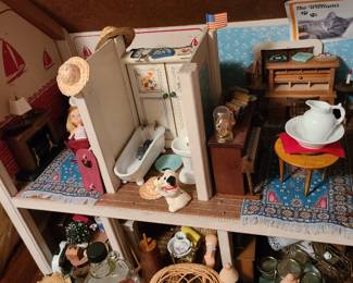 Doll House with miniatures