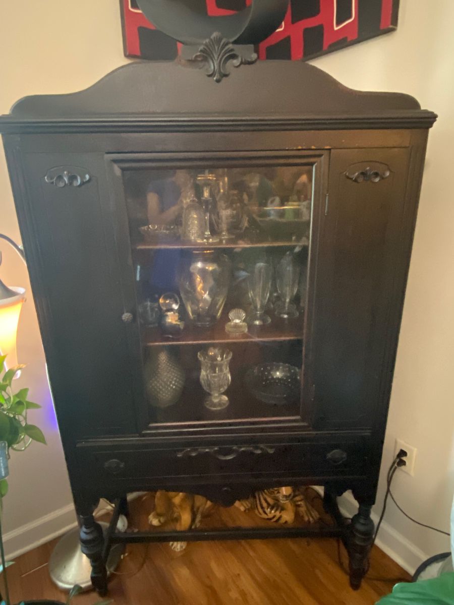 Antique China cabinet.