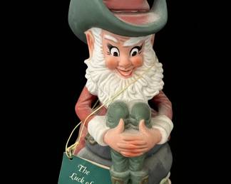 Ceramic Leprechaun Figurine "The Luck of the Irish" - Teresa's Ceramics