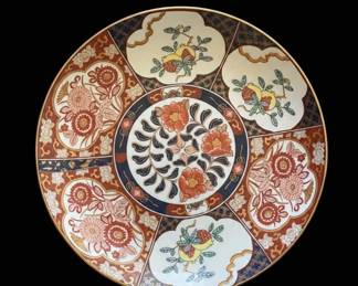 Vintage Gold Imari Hand Painted Porcelain Plate