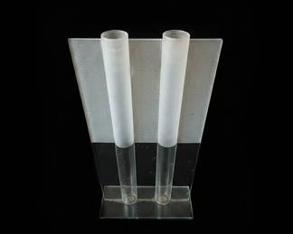 Mid-Century Modern Glass Bud Vase