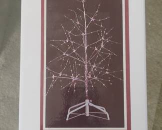 3' Silver Bark Multicolor Fairy Lights Tree