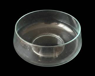 Clear Glass Floating Candle Bowl