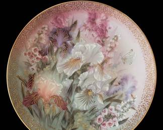 1991 W.S. George "Iris Quanta" Collector Plate
