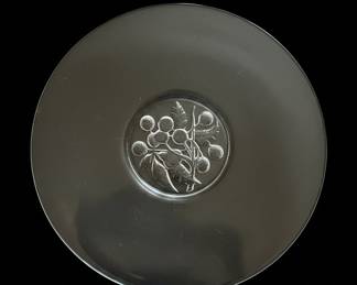 Glass Berry Plate