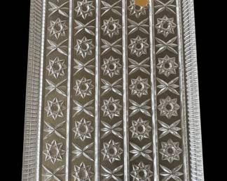 Cut Crystal Glass Serving Tray