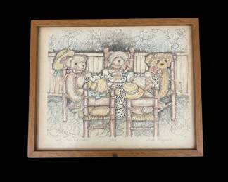 Micko Hayashi "Teddy Bear Luncheon" Limited Edition Print