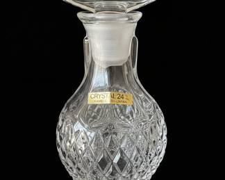 Kamei Crystal 24% Lead Crystal Decanter