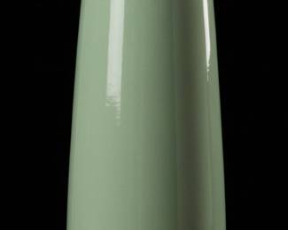 Tall Green Ceramic Vase - E.Lo Ceramic Art