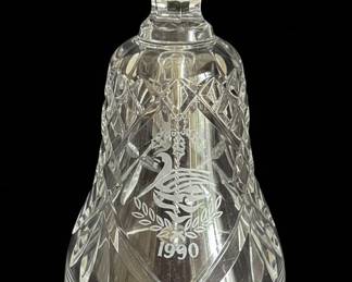 Waterford Crystal "Swan" 1990 Bell
