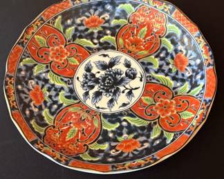 Vintage Imari Style Porcelain Plate