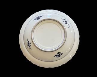 Imari Porcelain Charger with Cranes and Pine Tree Motif