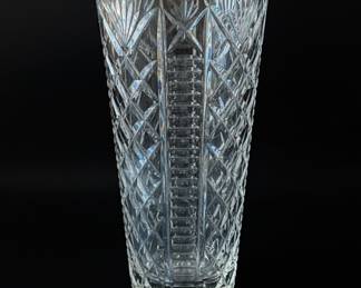 Cut Crystal Vase