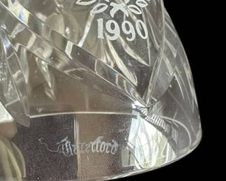 Waterford Crystal "Swan" 1990 Bell