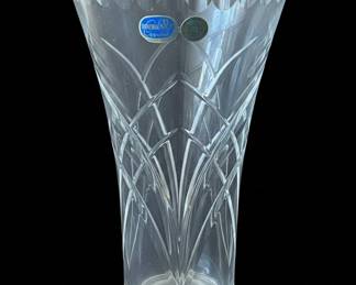 Bohemia Crystal Hand Cut Vase