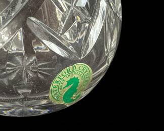 Waterford Crystal "1989" Christmas Bell - Holly and Bird Motif