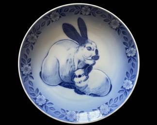 Royal Copenhagen "Mother Rabbit With Bunny" Collector Plate