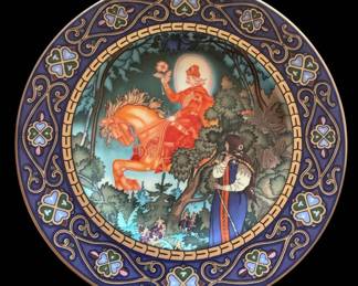 The Russian Fairy Tales "Vassilissa the Fair" Collector Plate