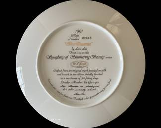 1991 W.S. George "Iris Quanta" Collector Plate