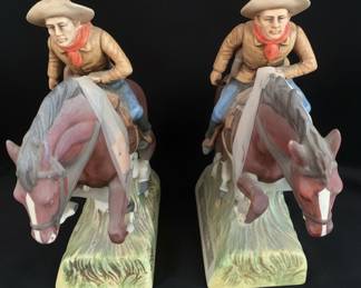 Pony Express Ceramic Figurines