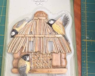 Marjolein Bastin by Hallmark "Great Tits" Birdhouse Light Switch Plate Cover