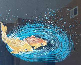 Japanese Koi Fish Painting