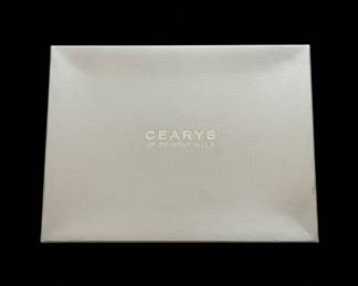 Gearys of Beverly Hills Glass Doily Plate Set