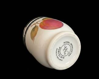 Royal Worcester Egg Cups with Fruit Motifs (Set of 3)