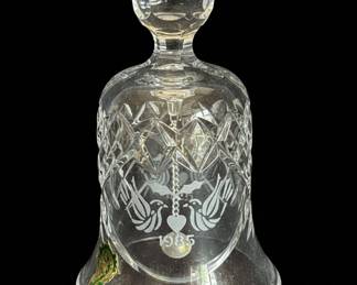 Waterford Crystal Bell with 1945 Engraving