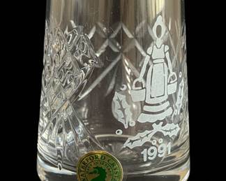 Waterford Crystal "12 Days of Christmas" Bell 1991