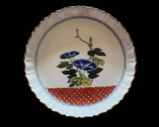 Japanese Morning Glory Plate