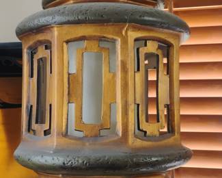 Chinoiserie Style Hanging Lantern