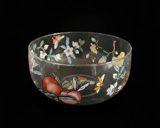 Vintage Lenox Butterfly Meadow Glass Serving Bowl