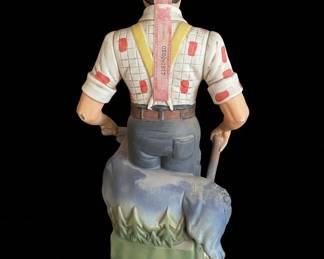 Jim Beam Paul Bunyan and Babe the Blue Ox Decanter