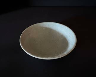 Celadon Glazed Stoneware Bowls and Plate Set