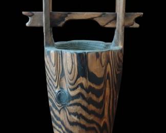 Rustic Wooden Wishing Well Decorative Piece