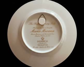 Heinrich Villeroy & Boch "Maria Morevna and Tsarevich Ivan" Collector Plate