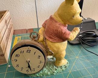 Disney "Winnie the Pooh" Alarm Clock Figurine by Charpente