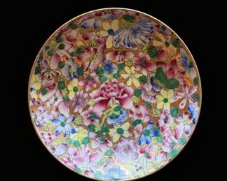 Chinese Mille Fleur Decorative Plate