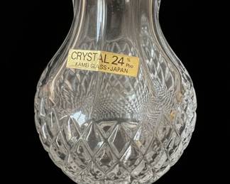 Kamei Crystal 24% Lead Crystal Decanter