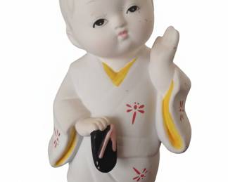 Japanese Hakata Ningyo Figurine of a Child