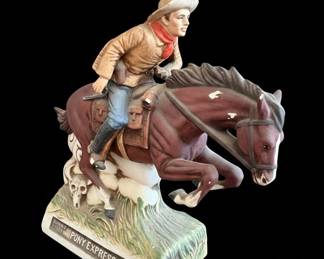 Pony Express Ceramic Figurines