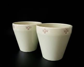 Pottery Barn Bee Planter Set