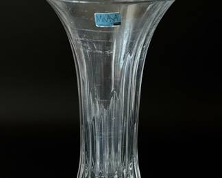 Mikasa Florale Crystal Vase