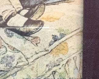 Framed Print of "Books in Winter" by Jessie Willcox Smith